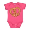 thumbnail image 1 of Inktastic Heart-shaped Pretzel Boys or Girls Baby Bodysuit, 1 of 5