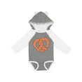 thumbnail image 1 of Inktastic Heart-shaped Pretzel Boys or Girls Long Sleeve Baby Bodysuit, 1 of 5