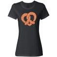 thumbnail image 1 of Inktastic Heart-shaped Pretzel Women's T-Shirt, 1 of 5