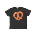 thumbnail image 1 of Inktastic Heart-shaped Pretzel Youth T-Shirt, 1 of 5