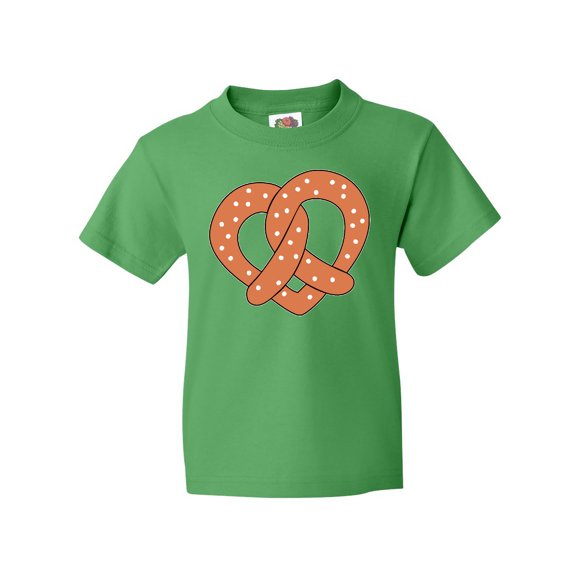 Inktastic Heart-shaped Pretzel Youth T-Shirt