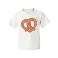 thumbnail image 1 of Inktastic Heart-shaped Pretzel Youth T-Shirt, 1 of 5