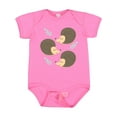thumbnail image 1 of Inktastic Hedgehog Gifts for Girls Girls Baby Bodysuit, 1 of 5