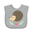 thumbnail image 1 of Inktastic Hedgehog Lover Girls Girls Baby Bib, 1 of 4
