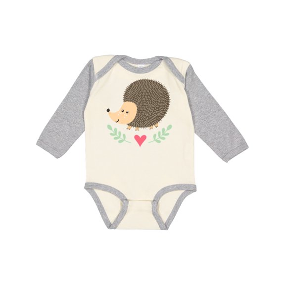 Inktastic Hedgehog Lover Girls Girls Long Sleeve Baby Bodysuit