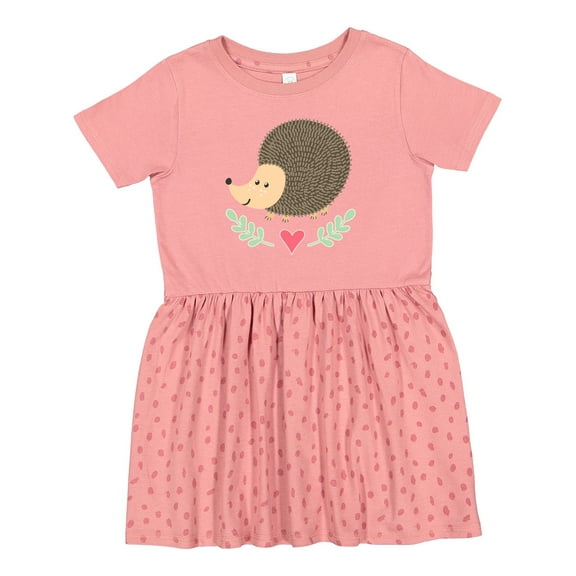 Inktastic Hedgehog Lover Girls Girls Toddler Dress