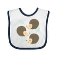 thumbnail image 1 of Inktastic Hedgehog for Girls Girls Baby Bib, 1 of 4