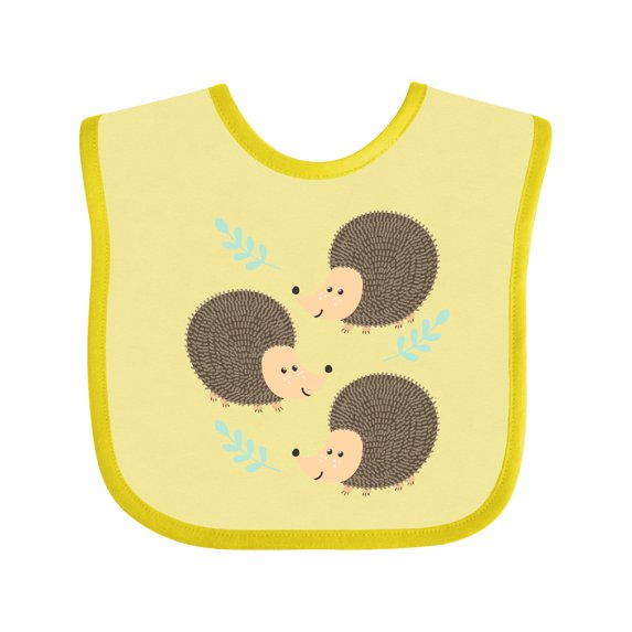 Inktastic Hedgehog for Girls Girls Baby Bib