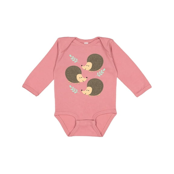 Inktastic Hedgehog for Girls Girls Long Sleeve Baby Bodysuit