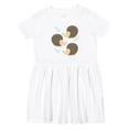 thumbnail image 1 of Inktastic Hedgehog for Girls Girls Toddler Dress, 1 of 5