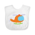 thumbnail image 1 of Inktastic Helicopter Cute Flying Boys or Girls Baby Bib, 1 of 4