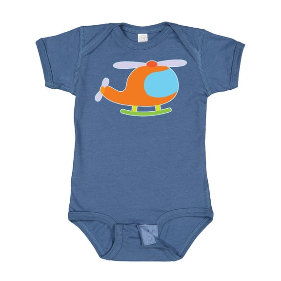 Inktastic Helicopter Cute Flying Boys or Girls Baby Bodysuit