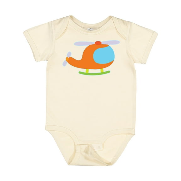 Inktastic Helicopter Cute Flying Boys or Girls Baby Bodysuit