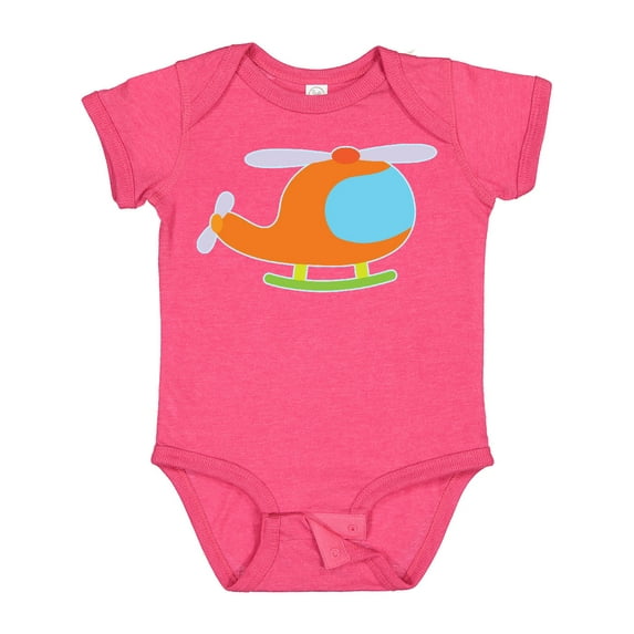 Inktastic Helicopter Cute Flying Boys or Girls Baby Bodysuit
