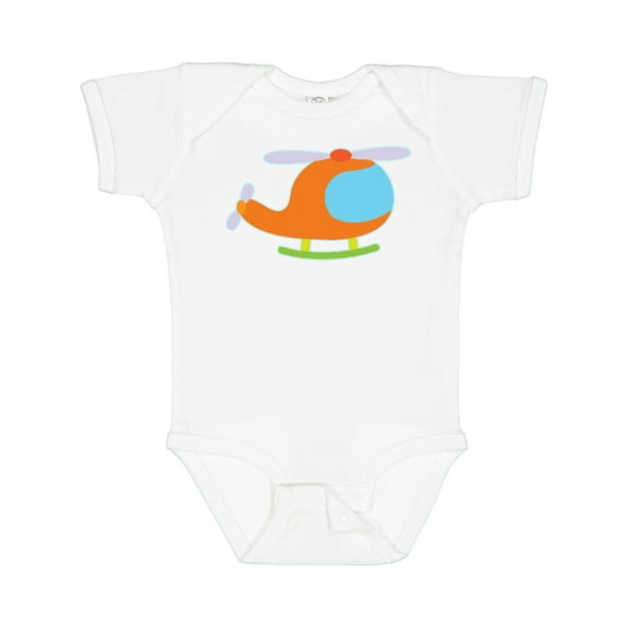 Inktastic Helicopter Cute Flying Boys or Girls Baby Bodysuit