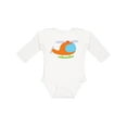 thumbnail image 1 of Inktastic Helicopter Cute Flying Boys or Girls Long Sleeve Baby Bodysuit, 1 of 5