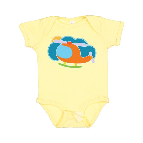 Inktastic Helicopter For Boys Boys Baby Bodysuit