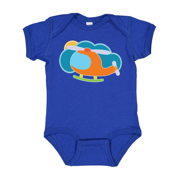 Inktastic Helicopter For Boys Boys Baby Bodysuit