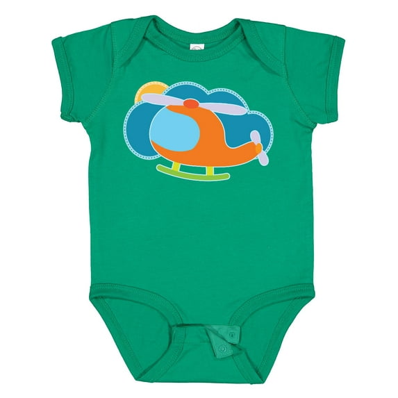 Inktastic Helicopter For Boys Boys Baby Bodysuit
