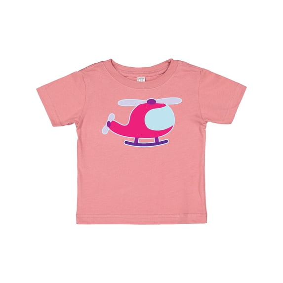 Inktastic Helicopter Pink Girls Girls Baby T-Shirt