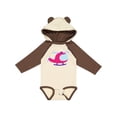 thumbnail image 1 of Inktastic Helicopter Pink Girls Girls Long Sleeve Baby Bodysuit, 1 of 5