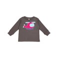 thumbnail image 1 of Inktastic Helicopter Pink Girls Girls Long Sleeve Toddler T-Shirt, 1 of 5