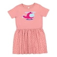 thumbnail image 1 of Inktastic Helicopter Pink Girls Girls Toddler Dress, 1 of 5