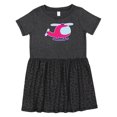 thumbnail image 1 of Inktastic Helicopter Pink Girls Girls Toddler Dress, 1 of 5