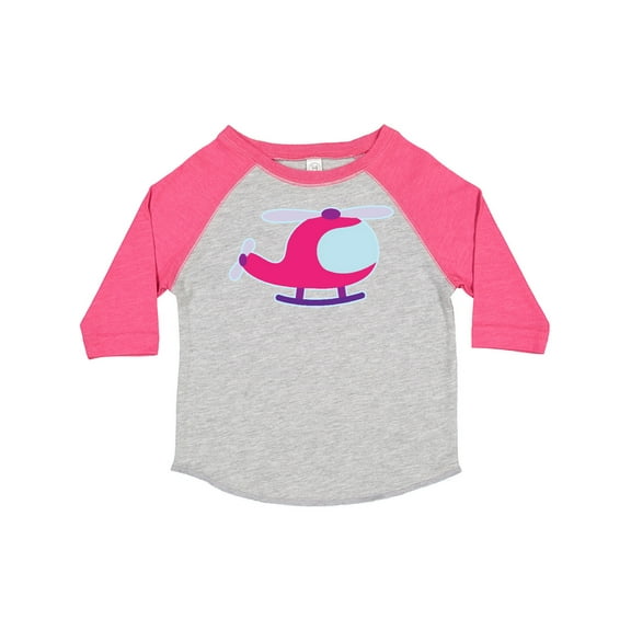 Inktastic Helicopter Pink Girls Girls Toddler T-Shirt