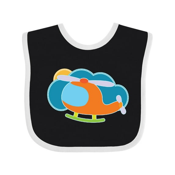 Inktastic Helicopter for Boys Boys Baby Bib