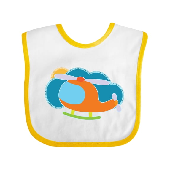 Inktastic Helicopter for Boys Boys Baby Bib
