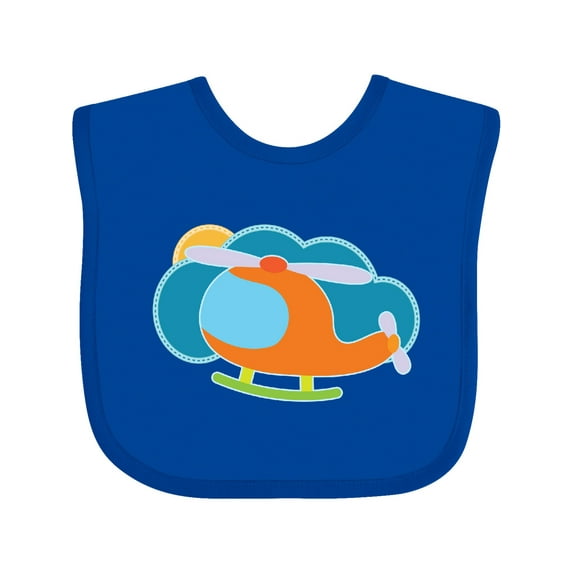 Inktastic Helicopter for Boys Boys Baby Bib