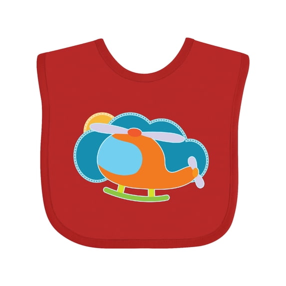 Inktastic Helicopter for Boys Boys Baby Bib