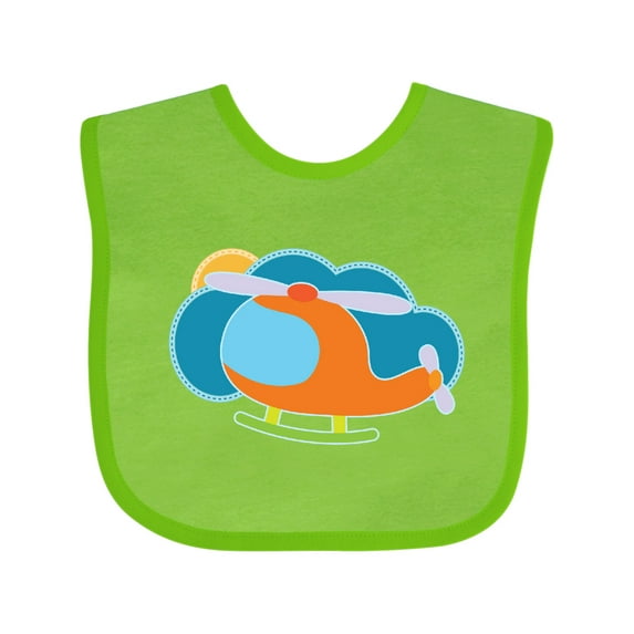 Inktastic Helicopter for Boys Boys Baby Bib