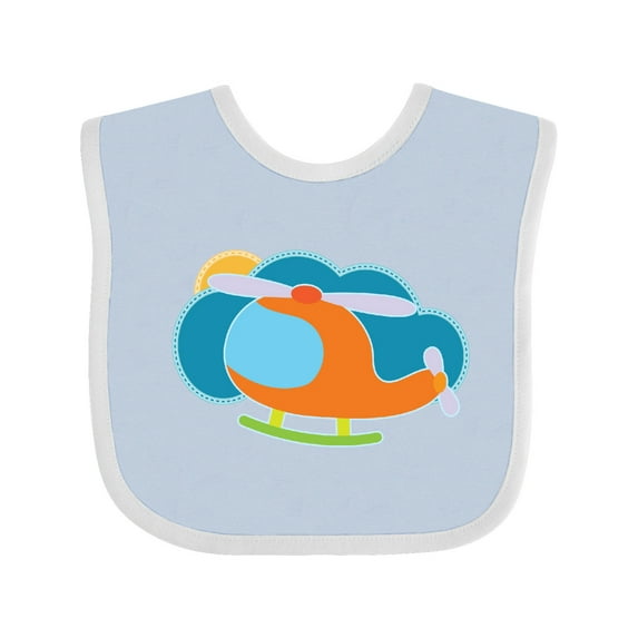 Inktastic Helicopter for Boys Boys Baby Bib
