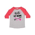 thumbnail image 1 of Inktastic Hello 1st Grade with Arrows and Stars Girls Toddler T-Shirt, 1 of 5