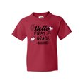 thumbnail image 1 of Inktastic Hello 1st Grade with Hearts and School Supplies Youth T-Shirt, 1 of 5
