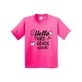 thumbnail image 1 of Inktastic Hello 3rd Grade with Hearts and School Supplies Youth T-Shirt, 1 of 5