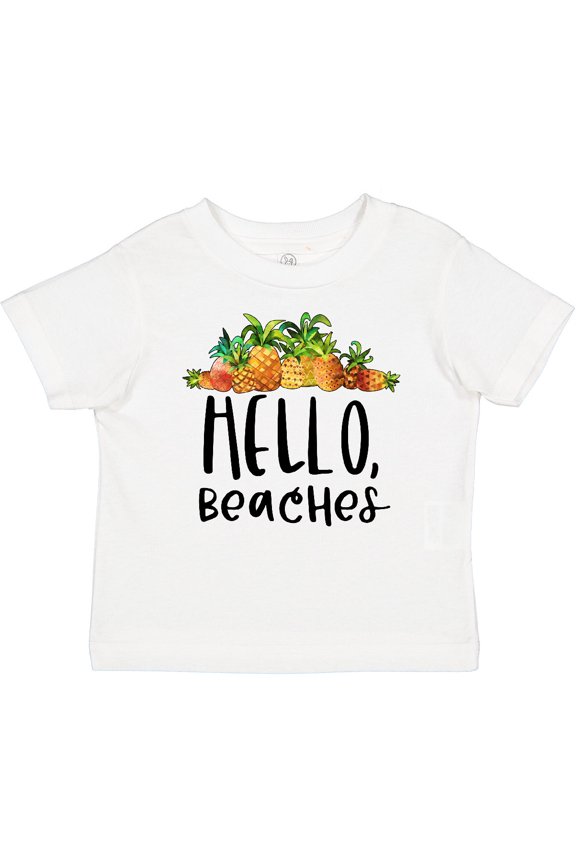 Hello, Beaches Group of Pineapples Boys or Girls Baby T-Shirt