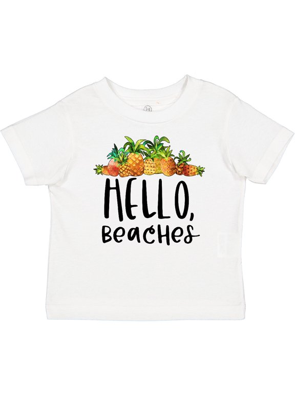 Hello, Beaches Group of Pineapples Boys or Girls Baby T-Shirt