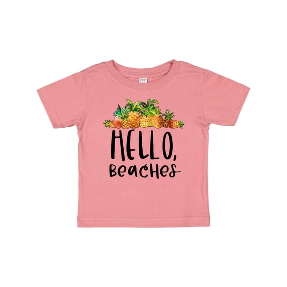 Inktastic Hello, Beaches Group of Pineapples Boys or Girls Baby T-Shirt