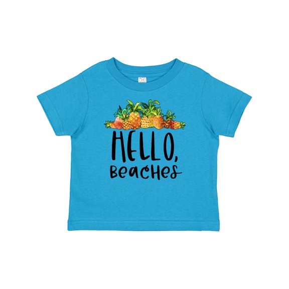 Inktastic Hello, Beaches Group of Pineapples Boys or Girls Baby T-Shirt