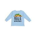 thumbnail image 1 of Inktastic Hello, Beaches Group of Pineapples Boys or Girls Long Sleeve Toddler T-Shirt, 1 of 5