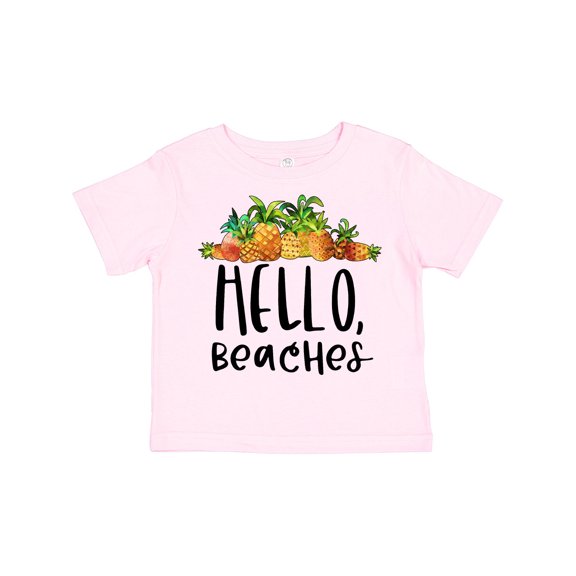 Inktastic Hello, Beaches Group of Pineapples Boys or Girls Toddler T-Shirt