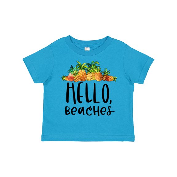 Inktastic Hello, Beaches Group of Pineapples Boys or Girls Toddler T-Shirt