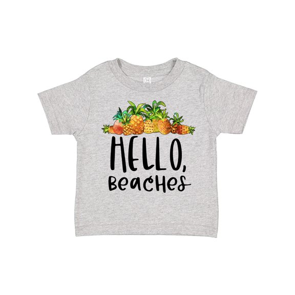 Inktastic Hello, Beaches Group of Pineapples Boys or Girls Toddler T-Shirt