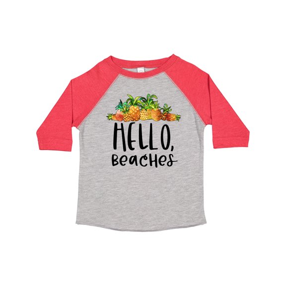 Inktastic Hello, Beaches Group of Pineapples Boys or Girls Toddler T-Shirt