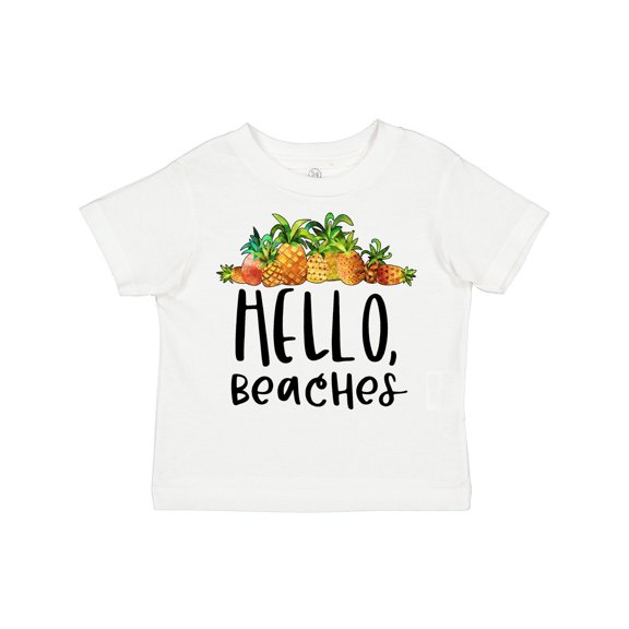 Inktastic Hello, Beaches Group of Pineapples Boys or Girls Toddler T-Shirt