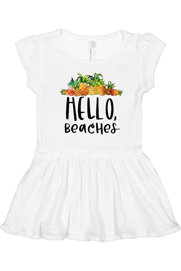 Hello, Beaches Group of Pineapples Girls Toddler Dress