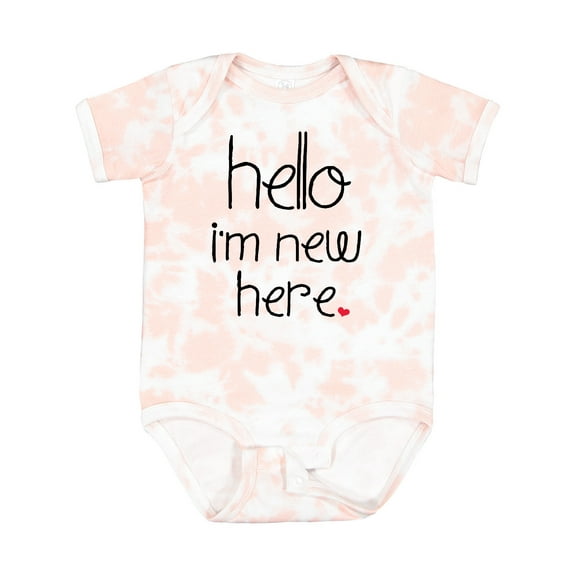 Inktastic Hello, I'm New Here. Boys or Girls Baby Bodysuit